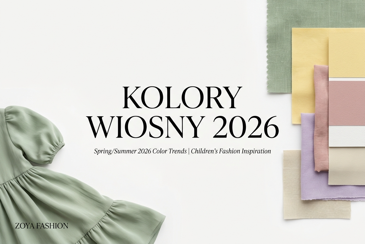Paleta wiosny 2026: jakie kolory sukienek dla dziewczynek zdominują ten sezon?
